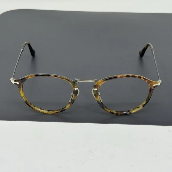 Persol 3046 108 83 49 [] 21 -140 Round Brown Eyeglasses Frame Italy .